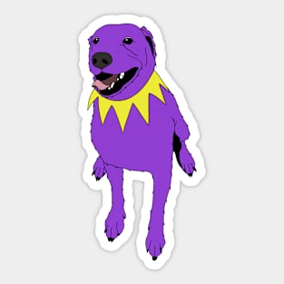 Grateful Dawg Purple Sticker